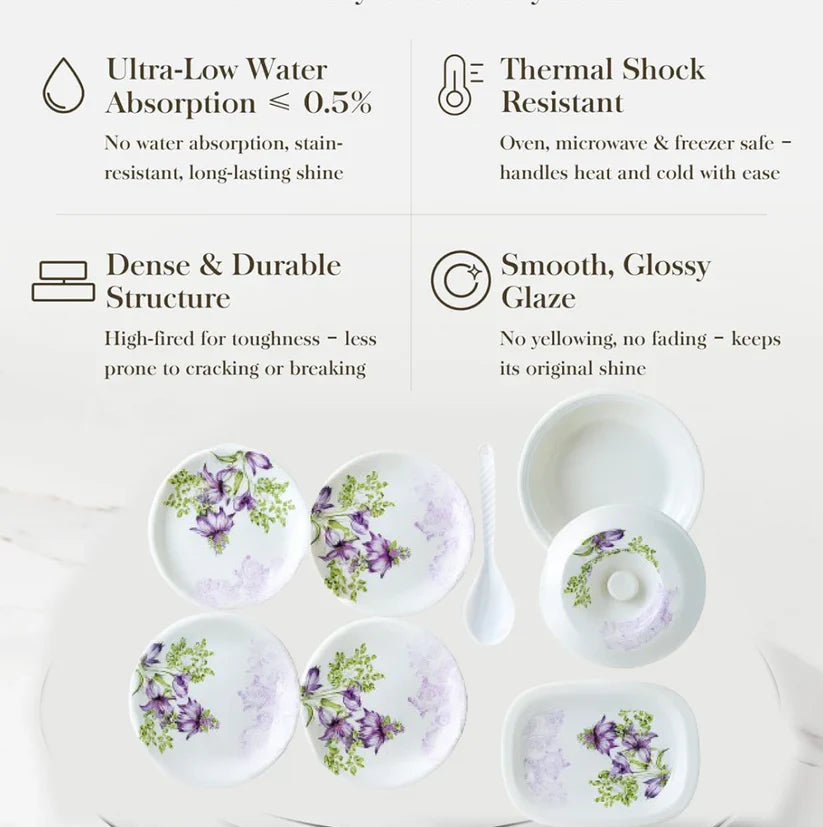 Premium Tableware, Dinner Set, 32 Pc For Serving Food Stuffs And Items.
