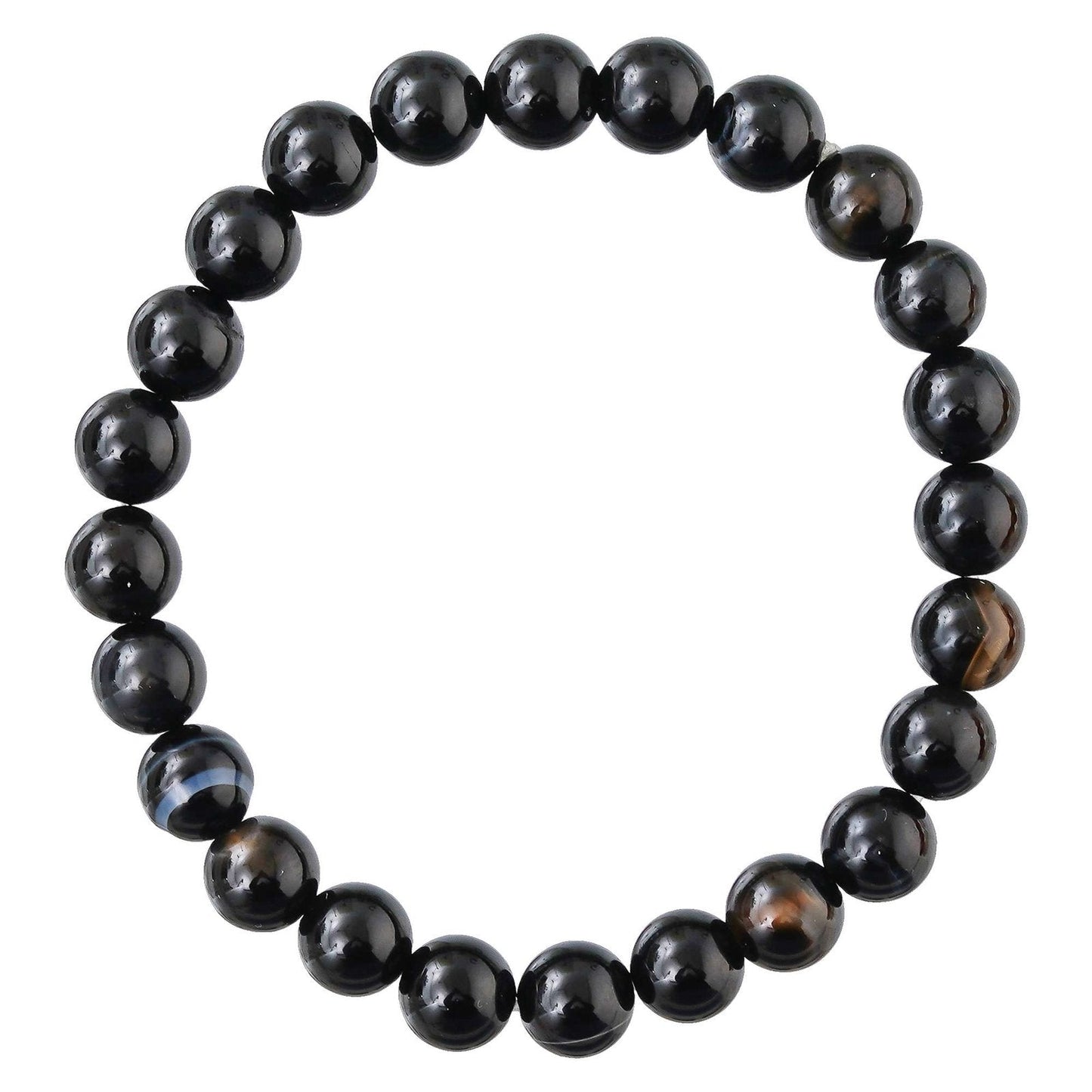 Sulemani Bracelet for Women Men's Gifts - Protection Healing Crystal Bracelet - 8mm Gemstone Beaded Adjustable